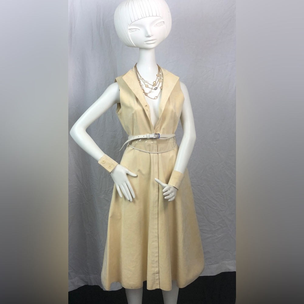 Mollie Parvis, vintage Ultra suede dress women